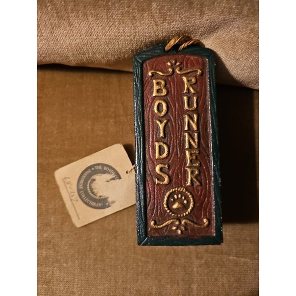 Boyds Bears Accessory Humbolts Whiz Bang Runner Cast Iron Snow Sled - Picture 1 of 7